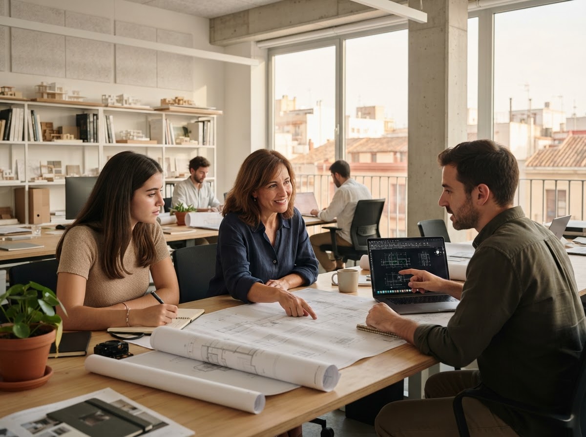 Poriro Tatoru oficina y equipo de trabajo